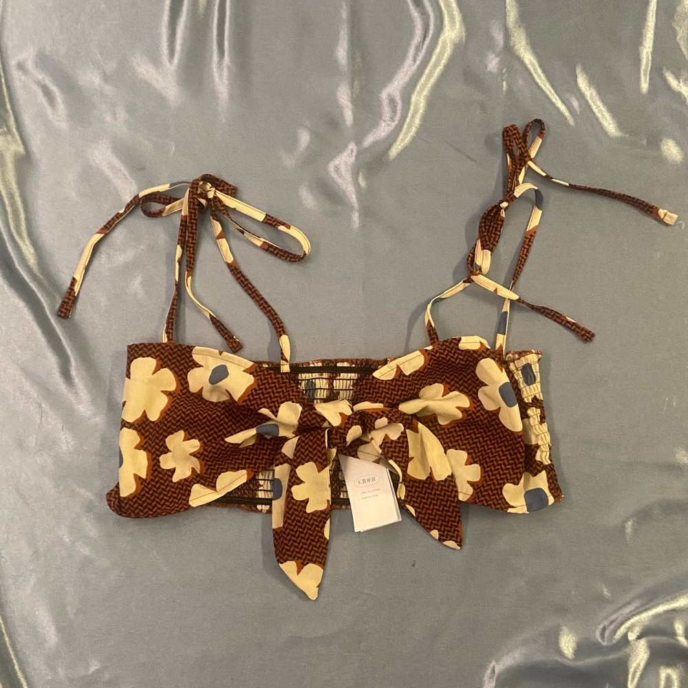Cider Tie Front Top. New